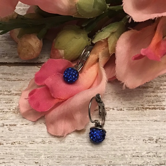 Blue Royal Earrings - Picture 4 of 5